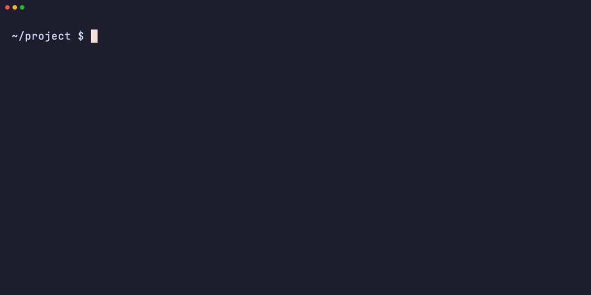 Terminal demo: Init, scaffold, and deploy in three commands.